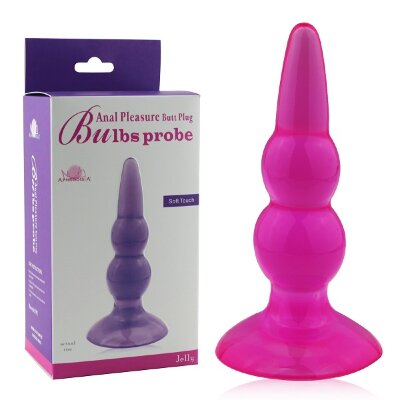 Анальная пробка Bulbs Probe, цвет: фиолетовый