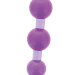Анальная цепочка Jumbo Jelly Thai Beads Carded Lavender, цвет: фиолетовый - 31,8 см
