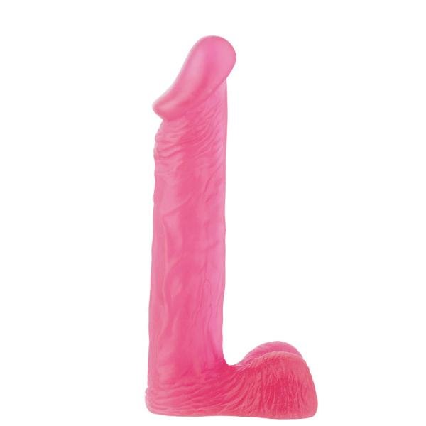 Фаллоимитатор XSKIN 9 PVC DONG, цвет: розовый - 23 см