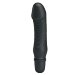 Мини-вибратор Stev -13,5 см, цвет: черный