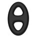 Эрекционное кольцо с петлей для мошонки, цвет: черный