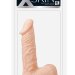 Фаллоимитатор XSKIN 6 PVC DONG с пышной мошонкой, цвет: телесный - 15 см