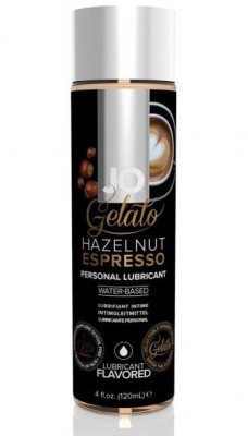 Лубрикант JO Gelato Hazelnut Espresso с ароматом орехового эспрессо - 120 мл.