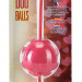 Вагинальные шарики Duo Balls с сердечками, цвет: красный