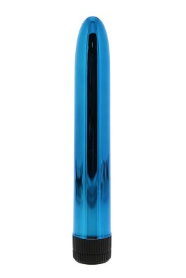 Вибратор KRYPTON STIX 6 MASSAGER - 15,2 см, цвет: голубой