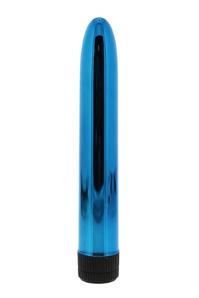 Вибратор KRYPTON STIX 6 MASSAGER - 15,2 см, цвет: голубой