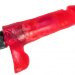 Гелевый вибратор №1 - 19 см, цвет: красный