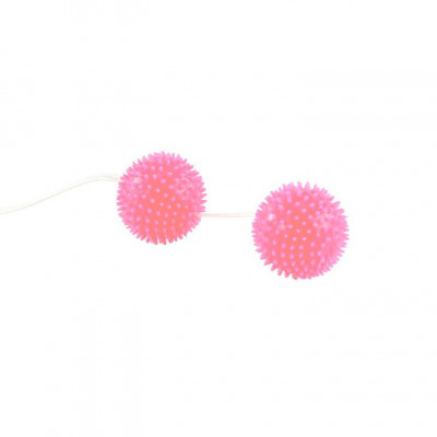 Вагинальные шарики Love Balls, цвет: розовый