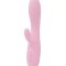 Вибратор Kiara с клиторальным отростком, цвет: нежно-розовый - 18,3 см