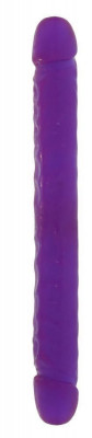 Двойной фаллоимитатор Double Dong Lavender, цвет: фиолетовый - 30 см