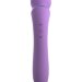 Двусторонний вибростимулятор Duo Wand Massage-Her - 19,6 см, цвет: фиолетовый
