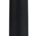 Гладкий вибромассажер Aqua Silk - 15,5 см, цвет: черный