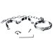 Металлические наручники с цепочкой Metal размер S, цвет: серебристый