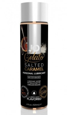 Лубрикант JO Gelato Salted Caramel с ароматом соленой карамели - 120 мл.