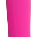 Мини-вибромассажер Rechargeable Power - 8,5 см, цвет: розовый
