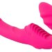 Безремневой страпон с вибрацией, цвет: розовый