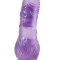 Гелевый вибратор Jelly Joy 7inch 10 Rhythms Purple, цвет: фиолетовый - 17,5 см