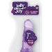 Гелевый вибратор Jelly Joy 7inch 10 Rhythms Purple, цвет: фиолетовый - 17,5 см