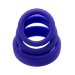 Набор из 3 эрекционных колец A-Toys, цвет: фиолетовый