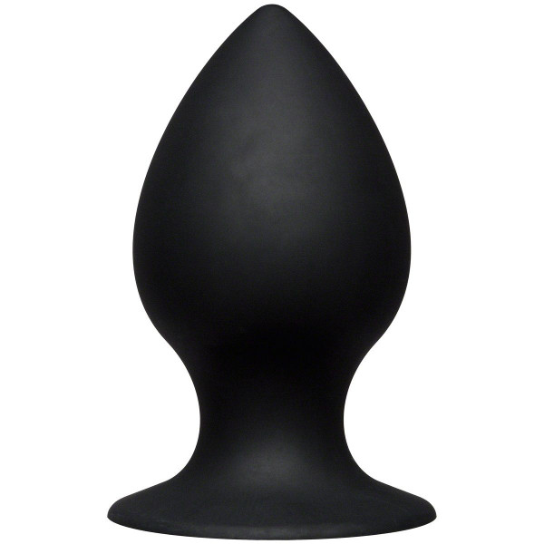 Анальная пробка Doc Johnson KINK Ace Silicone Plug 5", цвет: черный - 12,7 см