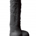 Фаллоимитатор Pleasures 5 Dildo, цвет: черный - 17,8 см