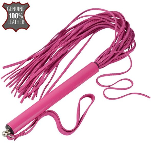 Многохвостая плеть MIX - 47 см, цвет: розовый