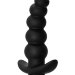 Анальная елочка с вибрацией Ecstasy, цвет: черный - 14 см