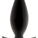 Анальная пробка для ношения Renegade Spades Medium, цвет: черный - 10,1 см