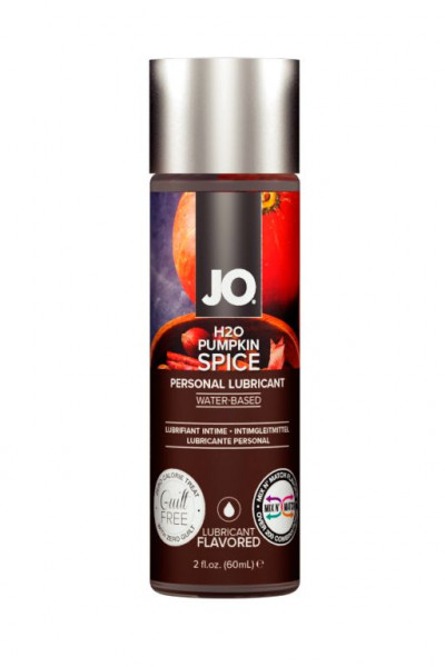 Смазка JO H2O Pumpkin Spice на водной основе с ароматом пряной тыквы - 60 мл.