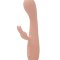 Вибратор Naya с клиторальным отростком, цвет: персиковый - 18,3 см