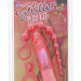 Набор гелевых стимуляторов Slitter Play Kit: вибратор, анальные шарики, кольцо, цвет: розовый