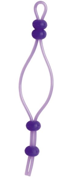 Лассо с 4 утяжками, цвет: фиолетовый