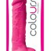 Фаллоимитатор Colours Pleasures 5 Dildo, цвет: розовый - 17,8 см