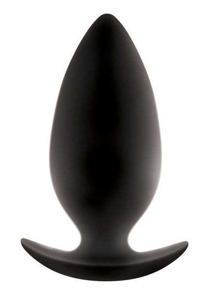 Анальная пробка Renegade Spades для ношения, цвет: черный - 10,1 см