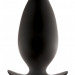 Анальная пробка Renegade Spades для ношения, цвет: черный - 10,1 см