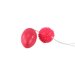 Двойные анальные шарики Baile Twins Ball, цвет: розовый