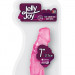 Вибромассажер Jelly Joy 7inch 10 Rhythms Pink, цвет: розовый - 17,5 см