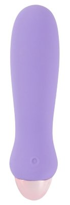 Мини-вибратор Cuties Mini - 12,5 см, цвет: сиреневый