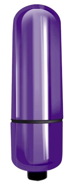 Вибропуля Mady - 6 см, цвет: фиолетовый