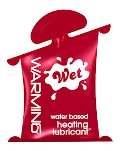 Разогревающий лубрикант Wet Warming Water Based Heating Lubricant - 10 мл.