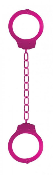 Металлические кандалы Metal Ankle Cuffs, цвет: розовый