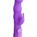 Вибратор Instyle Duo Vibrator 5.5inch с клиторальным стимулятором, цвет: фиолетовый - 14 см