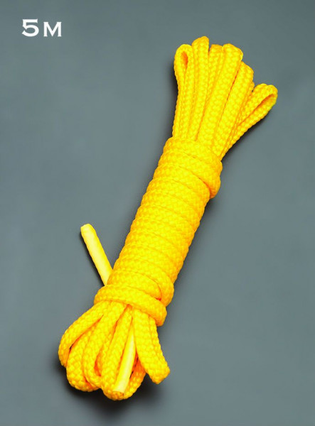 Веревка для связывания, цвет: желтый - 5 м