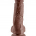 Фаллоимитатор Pipedream 8 Cock with Balls, цвет: коричневый - 21,3 см