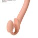 Безремневой страпон Silicone Bendable Strap-On M, цвет: телесный