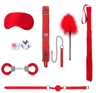 Игровой набор Introductory Bondage Kit №6, цвет: красный