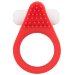 Эрекционное кольцо LIT-UP SILICONE STIMU RING 1 RED, цвет: красный