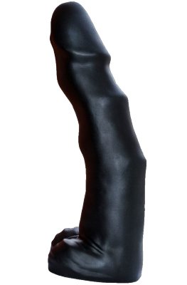 Фаллоимитатор-гигант TYRANT - 36 см, цвет: черный