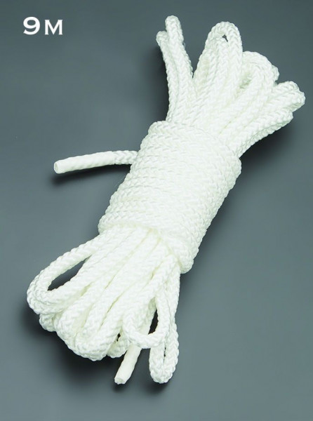 Веревка для связывания, цвет: белый - 9 м