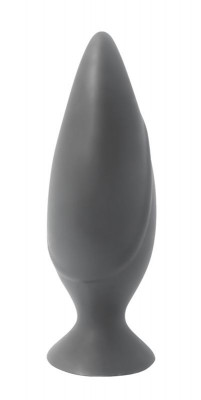 Анальная пробка Mojo Spades Small Butt Plug, цвет: черный - 10 см